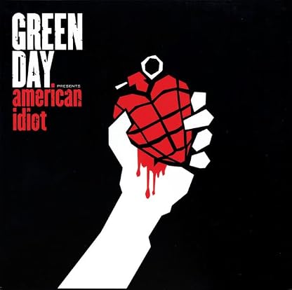 American Idiot por Green Day, capa do álbum