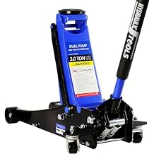 Floor Jack, Low Profile 3 Ton Hydraulic Floor Jack, Heavy Duty Steel Racing Floor Jack with Double Piston Quick Lift Pump, Trolley Jack Car Jack, Floor Jack Lifting with 6600lbs Capacity