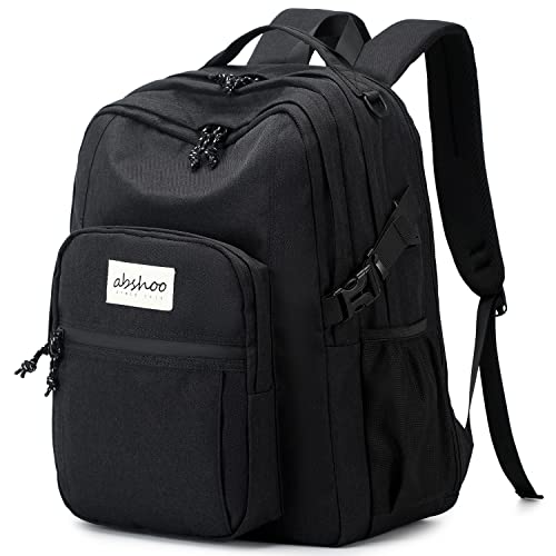 Abshoo Classical Laptop Travel Backpack For Women Men College School Bookbag With Usb Charging Port (Black) #TOP24