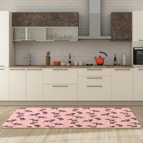 Tapete de cocina de 2 piezas alfombra antideslizante lavable 3