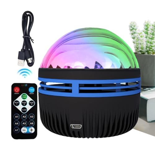 Nordlichter Projektor - LED Licht für Schlafzimmer | Boreal Projektor mit 14 Effekten | Fernbedienung, USB Dimmbar | Ästhetische Dekoration Po