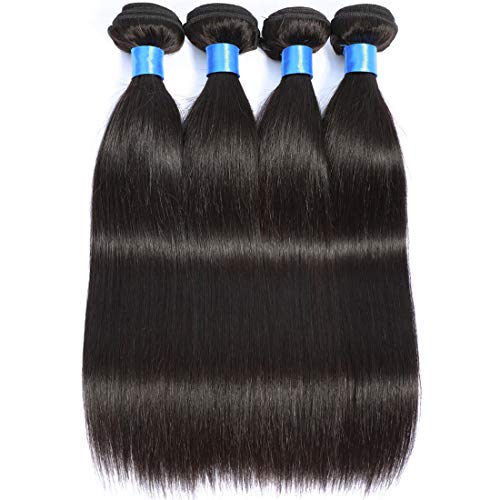 Cranberry Hair Brazilian Virgin Hair Straight Hair 4 Bundles 100% Unprocessed Human Hair Extention Nature Color 100G/Bundle(26" 26" 26" 26")