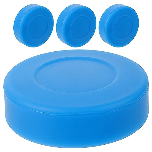 Sosoport 4pcs Adjustable PVC Ice Hockey for Official Training Competition Lightweight High Density for Indoor Use Smooth Enhanced Resilience for Teams and