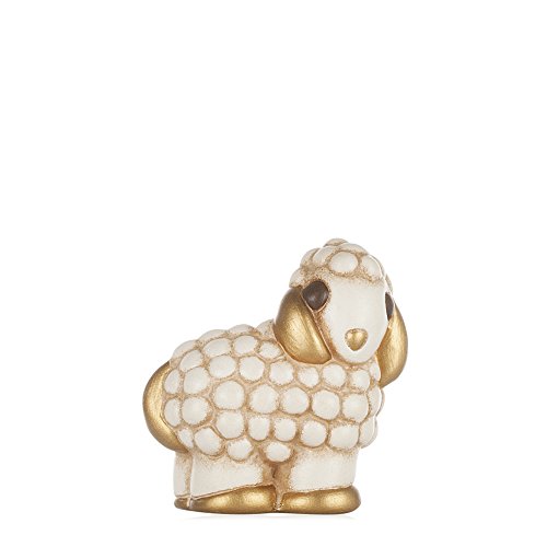 PRODOTTO - Pecora, statuina per presepe in ceramica. Presepe Thun classico