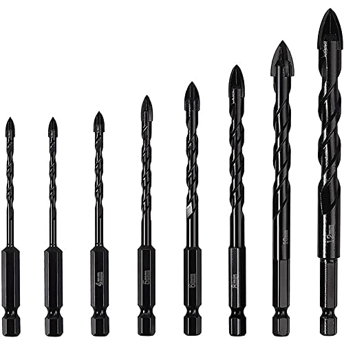 Juego de brocas de 8 piezas para cerámica y madera miniatura 1