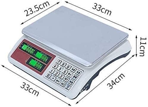 Báscula electrónica de alta precisión 30kg acero inox miniatura 2