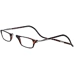 Clic Magnetic Reading Glasses for Men or Women, Computer Readers, Original Expandable (M-XL, Tortoise, 2.00 Magnification)