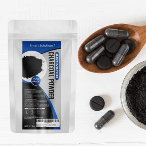 Smart Solutions Activated Charcoal Powder, 2 Lb Bulk Food Grade Powder, Non-Gmo, Vegan, No Fillers - 100% Pure Use For Teeth Whitening, Facial Masks, Detoxing… #TOP3