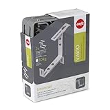 Lieferumfang: 1 Emsa Blumenkastenhalter Vario, Tragkraft: 50 kg, Universell passend, Farbe: Aluminium, Material: Metall