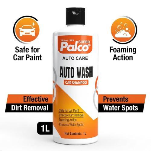Image of PALCO Auto Wash Car Shampoo 1L, pH Neutral Car Washing Shampoo