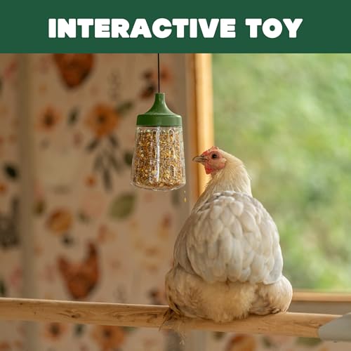 Image of Omlet Pendant Peck Toy | Interactive Slow-Feed Chicken Treat Dispenser | Boredom Busting Enrichment for Hens | Holds About 300g of Feed | Encourages Pecking & Foraging | Available in 2 Designs