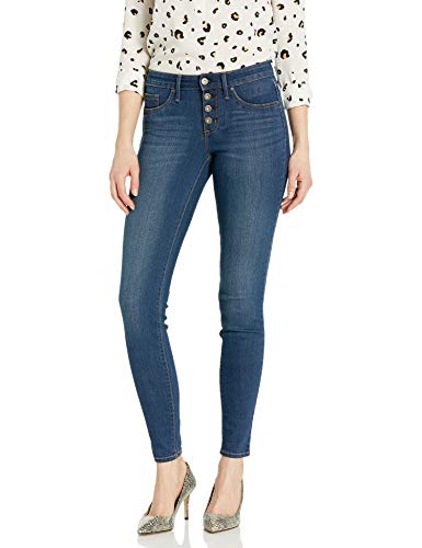 Jessica Simpson Women's Misses Kiss Me Skinny Ankle Jean, Rumours - Button Fly, 24