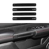 Korlot Carbon Fiber Style Interior Door Handle Patch Cover Trim Accessories for Dodge Ram 1500 2500 3500 2019-2025