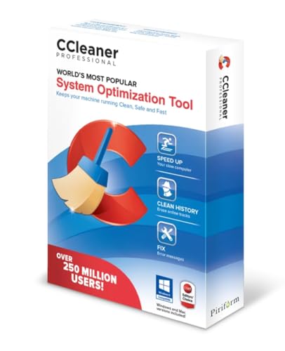 CCleaner Professional | 1 dispositivo | (Product Keycard) | Codice di attivazione per posta