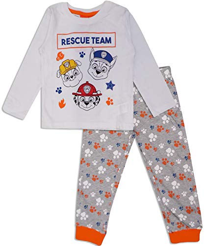 Juego de pijama de manga larga de algodón para niños Paw Patrol Multicolor multicolor 7 años