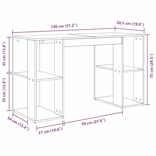 Bureau ergonomique gris Sonoma pour optimiser votre espace PC - 3
