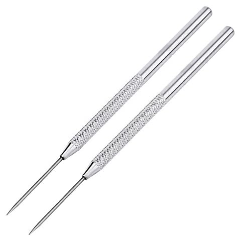BronaGrand 2pcs Clay Needle Tools Ceramic Detail Tools Pottery Sculpture Needle Detail Tools Cover