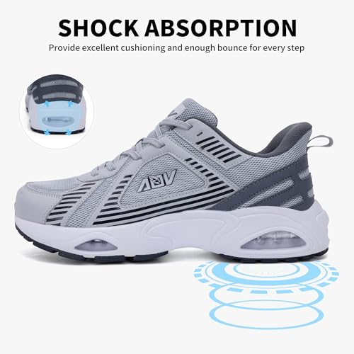 Wide Toe Box Arch Support Running Shoes for Men Slip On Plantar Fasciitis Tennis Sneakers Comfortable Breathable Orthotic Walking Shoes4