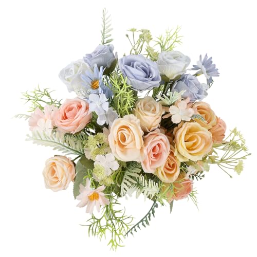 Cyblinia Artificial Flowers Bouquets 3 Bunches...