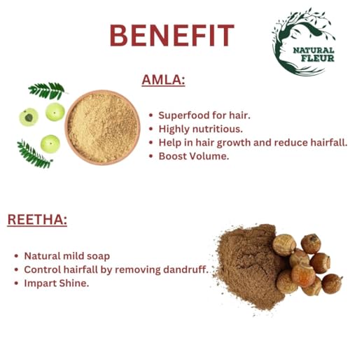 Image of Amla & Reetha Shampoo | Paraben Free | Anti Dandruff Conditioning With Hair Fall Control | Thick & Strong Hair | Suitable for All Hair Types |400 ml