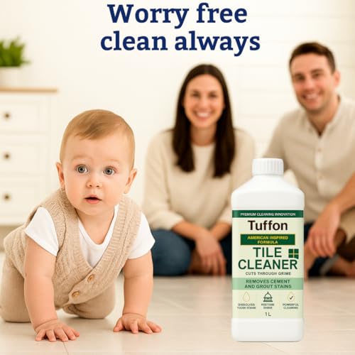 Image of PREMIUM Tiles Cleaner Liquid Strong | American Inspired Formula | Powerful Bathroom Floor Cleaner for Deep Cleaning | Multipurpose washroom Cleaning Solution for Tiles & Surfaces(800ml)