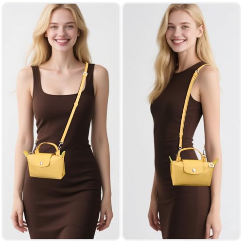 Image of SENTEN Purse Straps Replacement for Longchong Bag Women, Leather Crossbody Shoulder Strap Kit Adjustable for XS Longchong Bag