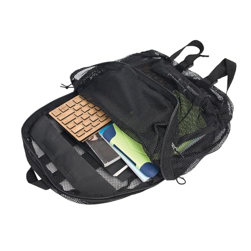 STAPLES 2075277 Mesh Backpack Black (29693)4