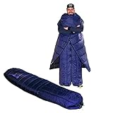onewind Hammock Top Quilt, Keep 30-50F Degree of Filling Dupont Sorona, XL Size 90'*63' Top Quilt with Footbox, Include Warm Poncho and Warm Skirt for Camping, Backpacking, Hiking…
