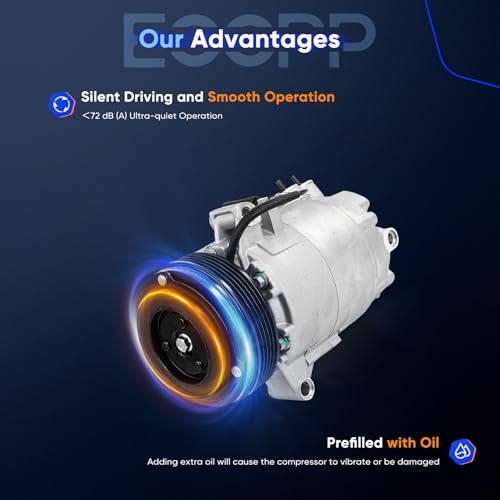 Image of ECCPP AC Compressor for BMW Z4 2.5L 3.0L 2003-2005 | AC Compressor with Clutch Rapid Cooling