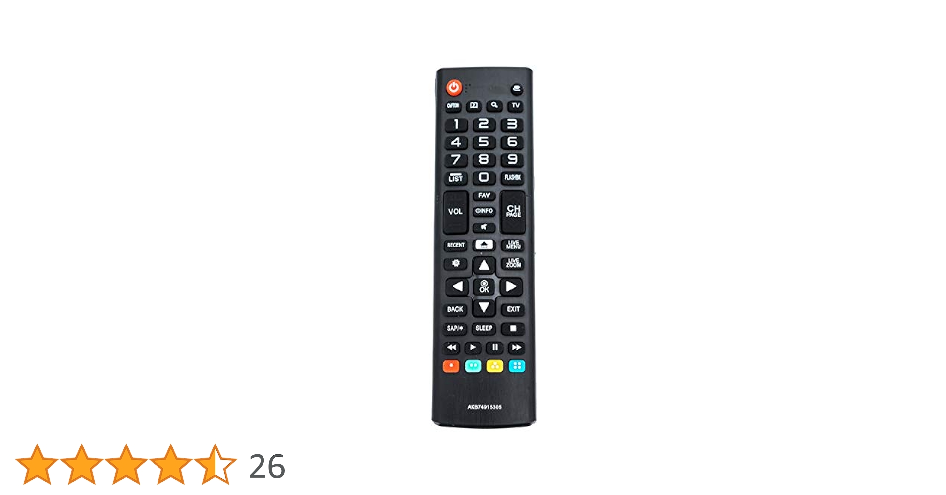 LG 43UF6900 4K TV リモコン付　※2021年に液晶交換 tvs-remote-controller-