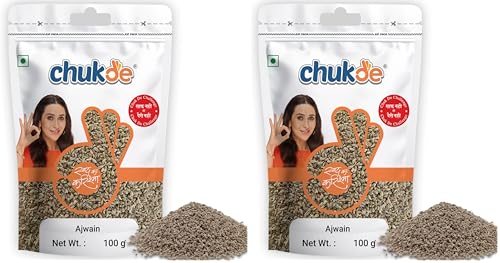 Image of Chukde Ajwain Sabut, Carrom Seeds Whole Spices, 300g, Pack of 200g x 3