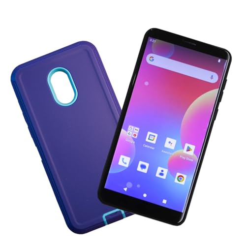G-Mee Value Bundle Connect Pro with A Purple Rugged Case | Safer Smartphone | 4GB RAM, 64GB...