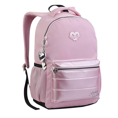 Mochila Feminina Costa ColorUp Chaveiro Menina Juvenil Adult (Iogurte)