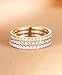 TIGRADE 2mm Women Titanium Eternity Ring Cubic Zirconia Anniversary Wedding Engagement Band Size 3-13.5, Silver, Size 7