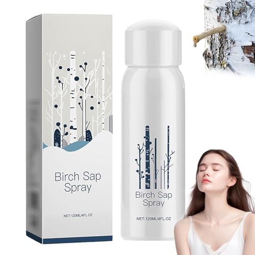 Birch Juice Naturals Spray Hidratante Facial, Bruma Facial Con ácido Hialurónico Y Colágeno, Spray Tonificante Facial, Bruma Corporal Seca Hidratante Para Pieles ásperas (1 pieza)