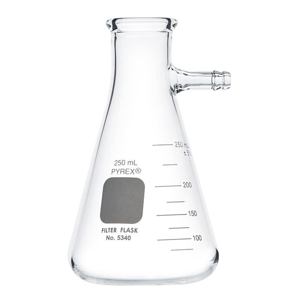 Corning Pyrex Borosilicate Glass Narrow Mouth Heavy Wall Filtering