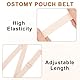 2PCS OstomiegüRtel, Einstellbar Stoma GüRtel, Stoma Bandage FüR Stomabeutel, Einfach Zu Verwendende Stoma ZubehöR, Zur Pflege Nach Einer Kolostomie
