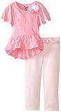 Nannette Little Girls' 2 Piece Print Pant Set