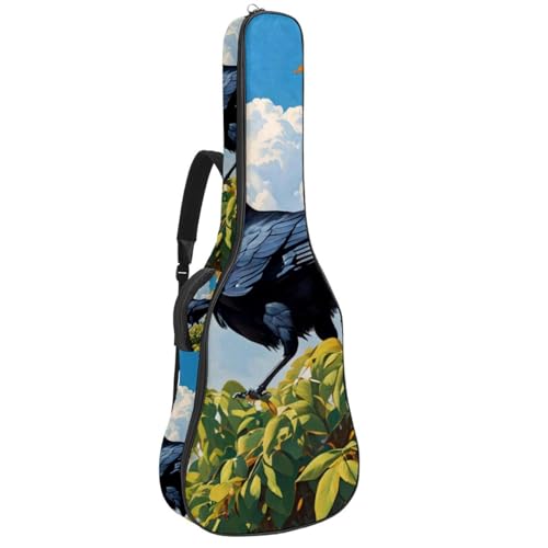 Sac pour guitare antichoc avec poches de rangement et éponge