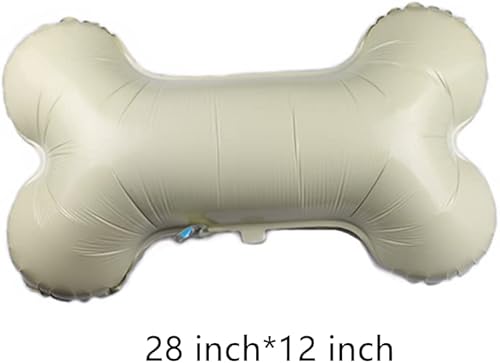 Miniatura 2 de USINNOEM - 6 globos de Mylar con forma de pata de hueso para fiesta de perro, fiesta temática, fiesta de animales, decoración de fiesta de feliz