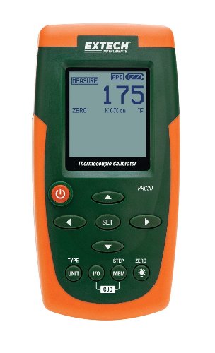 Image of Extech PRC20-NIST Thermocouple Calibrator and Meter with NIST