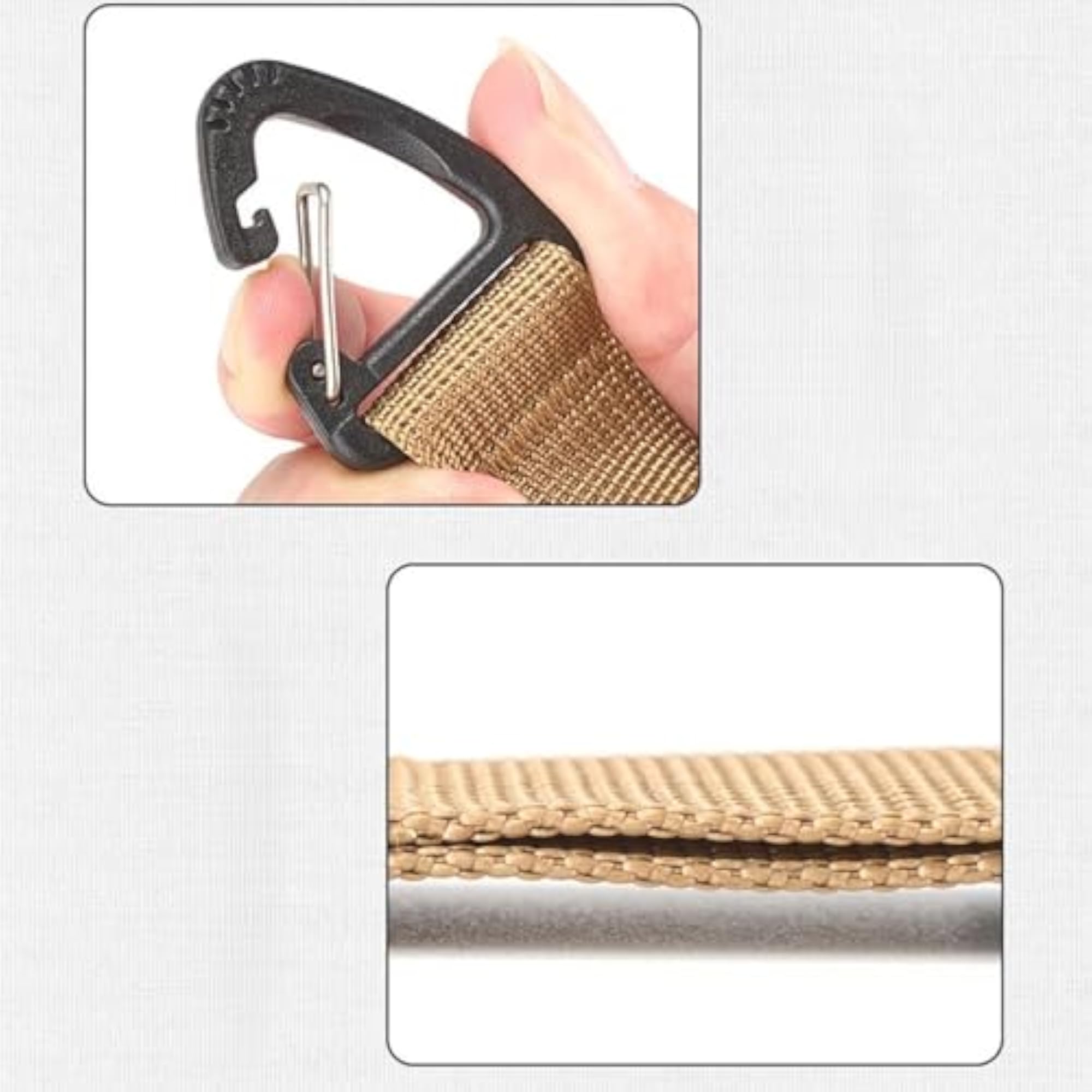Travel Hat Clip, Black, 2pcs