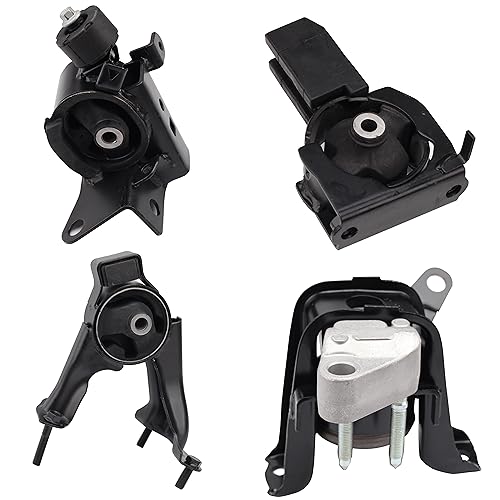 YBDDZH Engine Motor and Transmission Mount Kit Compatible with 2003-2008 Corolla 1.8L & 2003-2008 Matrix 1.8L & 2003-2008 Pontiac Vibe 1.8L Auto Transmission Repklace OE A4220 A4219 A4218 A4221 4pcs