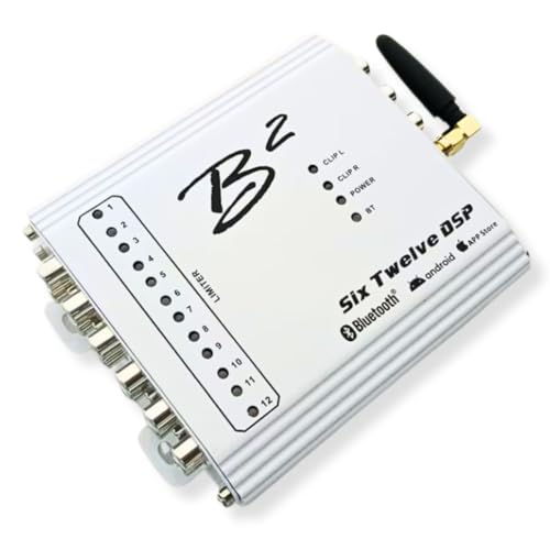 Image of B2 Audio SixTwelve White 12Ch Bluetooth DSP 4V 96kHz w Floating Mount Bracket