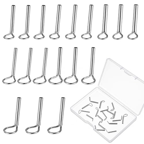 18Pcs Fishing Rod Tip Replacement Fly Rod Tip Repair Kit Stainless Steel