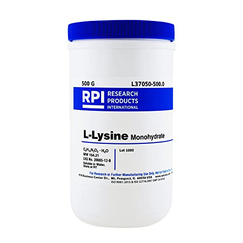 Rpi L37050-500.0 L-Lysine Monohydrate, 500G #TOP9