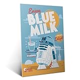 Displate Metal Poster Star Wars Enjoy Blue Milk on Tatooine Magnetic Mount Wall Art Bedroom Decor Posters 12.6 x 17.7 inch