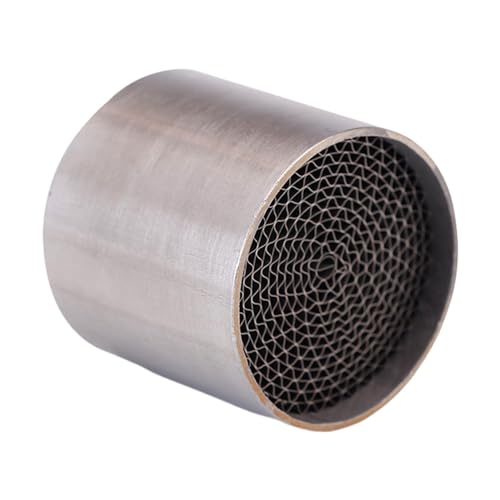 Silencieux d'échappement avec réducteur de bruit, silencieux d'échappement pour moto,Silencieux d'échappement court pour moto en acier inoxydable - Facile...