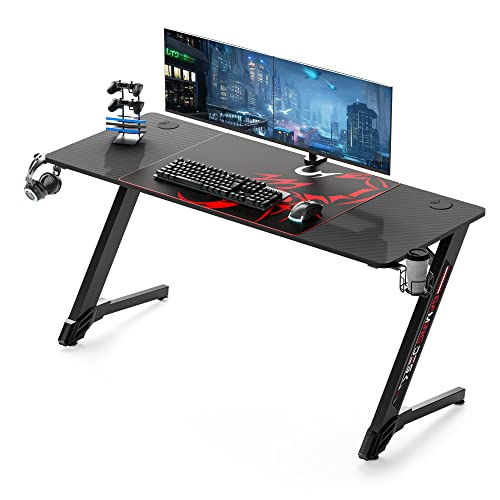 Buy Eureka Ergonomic Gaming Desk 60 inch, ZShaped Carbon Fiber Surface