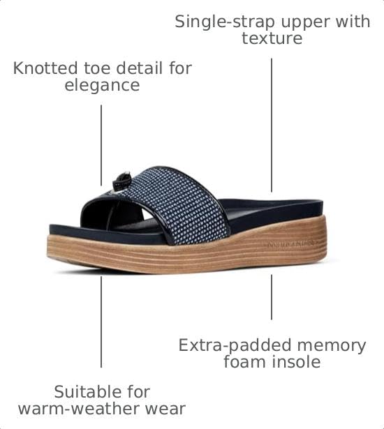 Image of Donald Pliner Women's Farrah Slide Sandals, Women's Summer Sandals, 1,25 inch Slip-On Sandals for Women